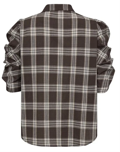 Gossia - Zabinago Blouse - Brown Checks